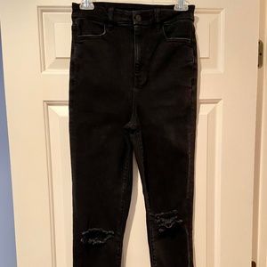 American Eagle Curvy Highest Rise Distressed Jegging